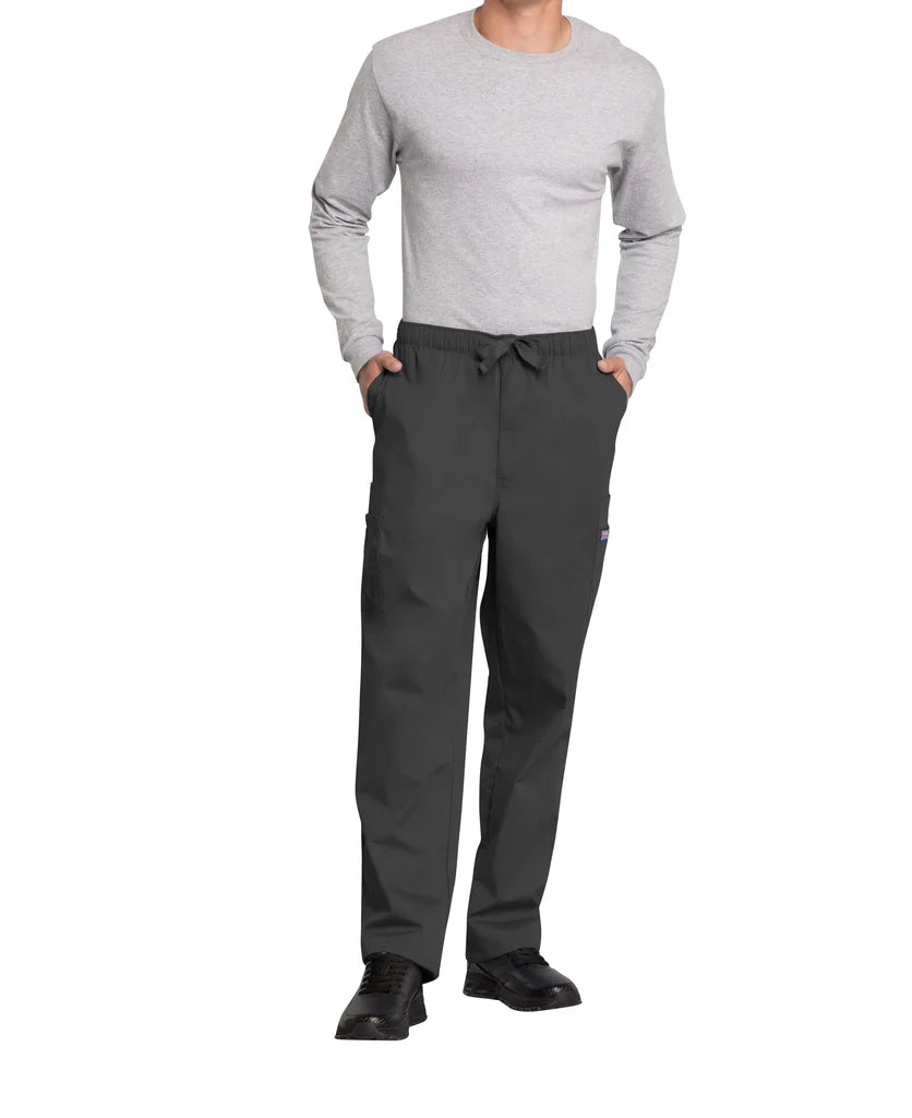 Cherokee Workwear Originals Men's Fly Front Cargo Pant (CCHN) | 4000 SHORT