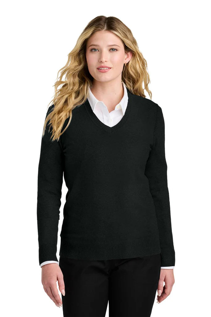 Port Authority® Ladies V-Neck Sweater (CCHN) | LSW2850