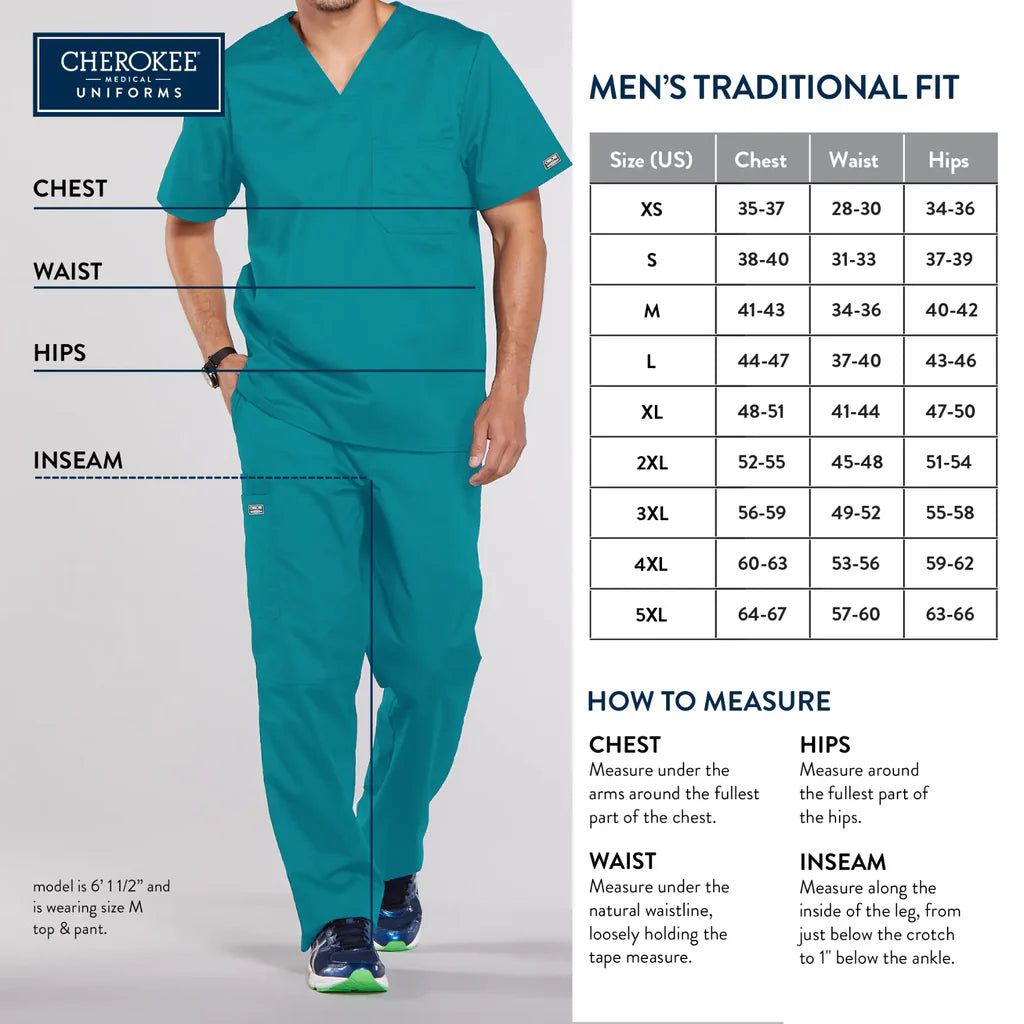 Cherokee Workwear Professionals Men's Snap Front Jacket (CCHN) | WW360
