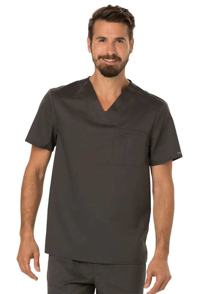 Cherokee Workwear Revolution Men's Tuckable V-Neck Top (CCHN) | WW690