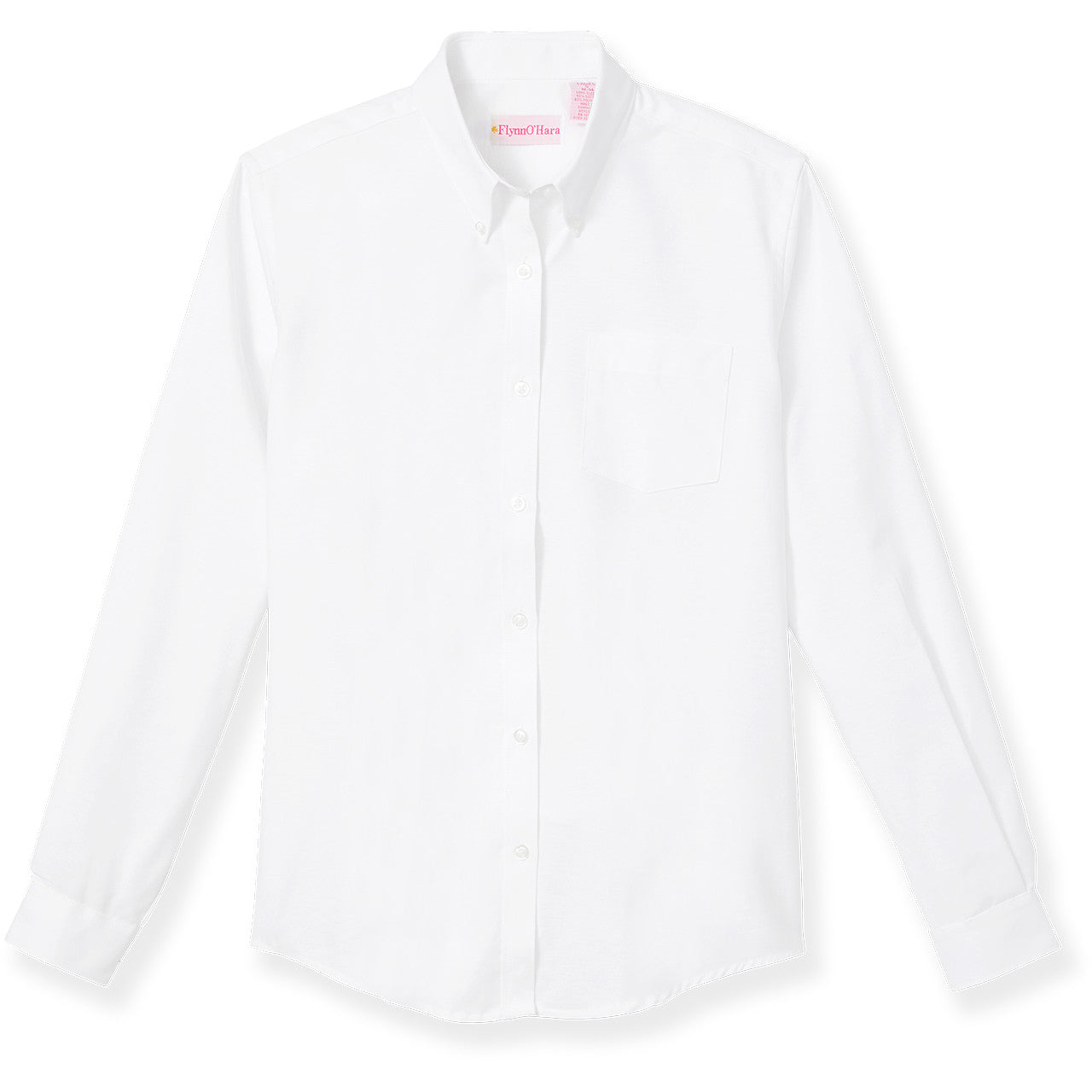 Girls Oxford Blouse - Long Sleeve - Grades: 5-8