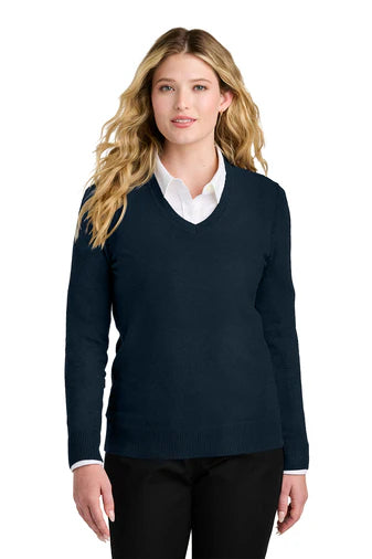 Port Authority® Ladies V-Neck Sweater (CCHN) | LSW2850
