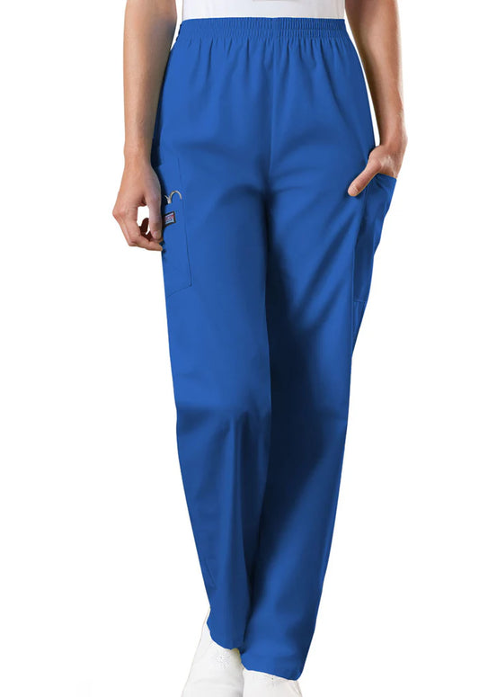 Cherokee Workwear Originals Women's Scrubs Elastic Waist Utility Scrub Pants (CCHN) | 4200 REGULAR