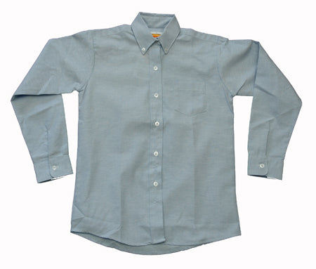 Girls Oxford Blouse - Long Sleeve - Grades: 5-8