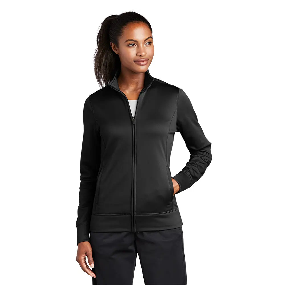 Sport-Tek® Ladies Sport-Wick® Fleece Full-Zip Jacket (CCHN) | LST241