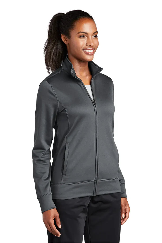 Sport-Tek® Ladies Sport-Wick® Fleece Full-Zip Jacket (CCHN) | LST241