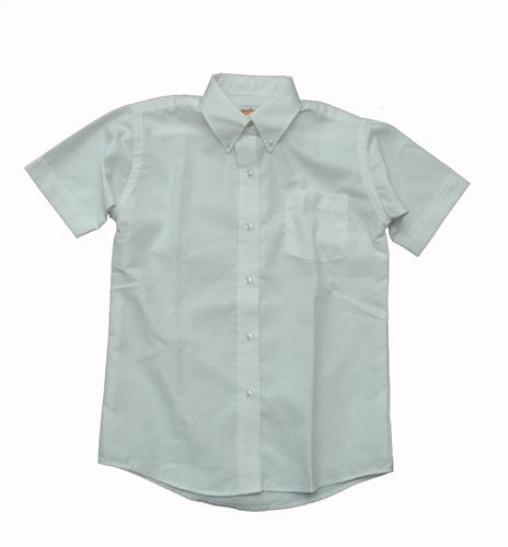Girls Oxford Blouse - Short Sleeve - Grades: 5-8