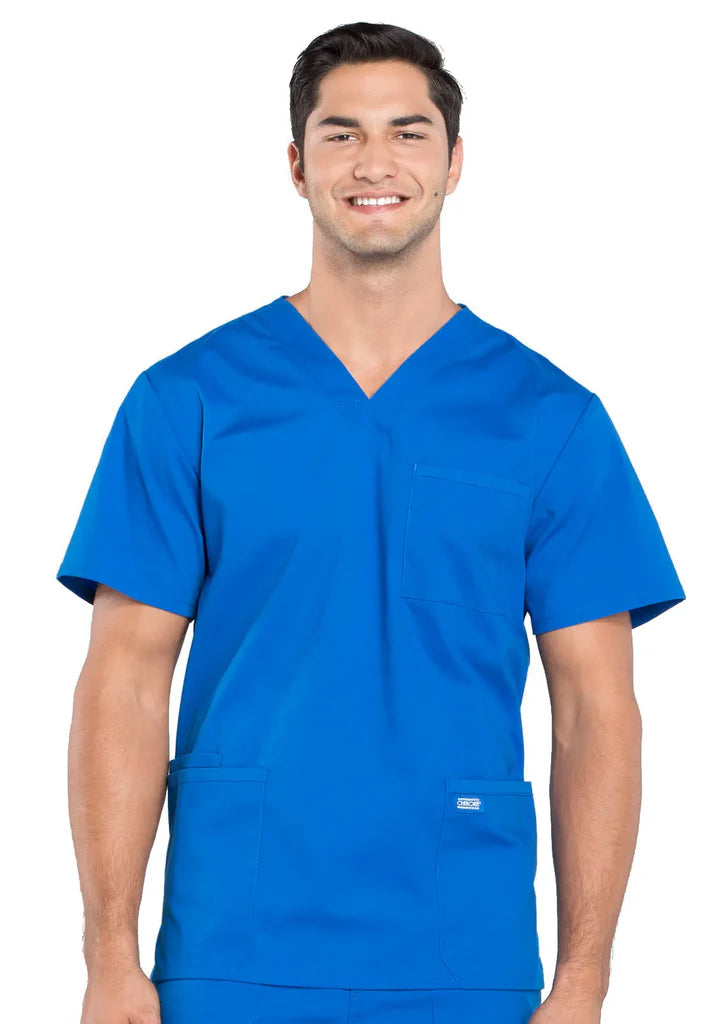 Cherokee Workwear Professionals Men's V-Neck Top (CCHN) | WW695