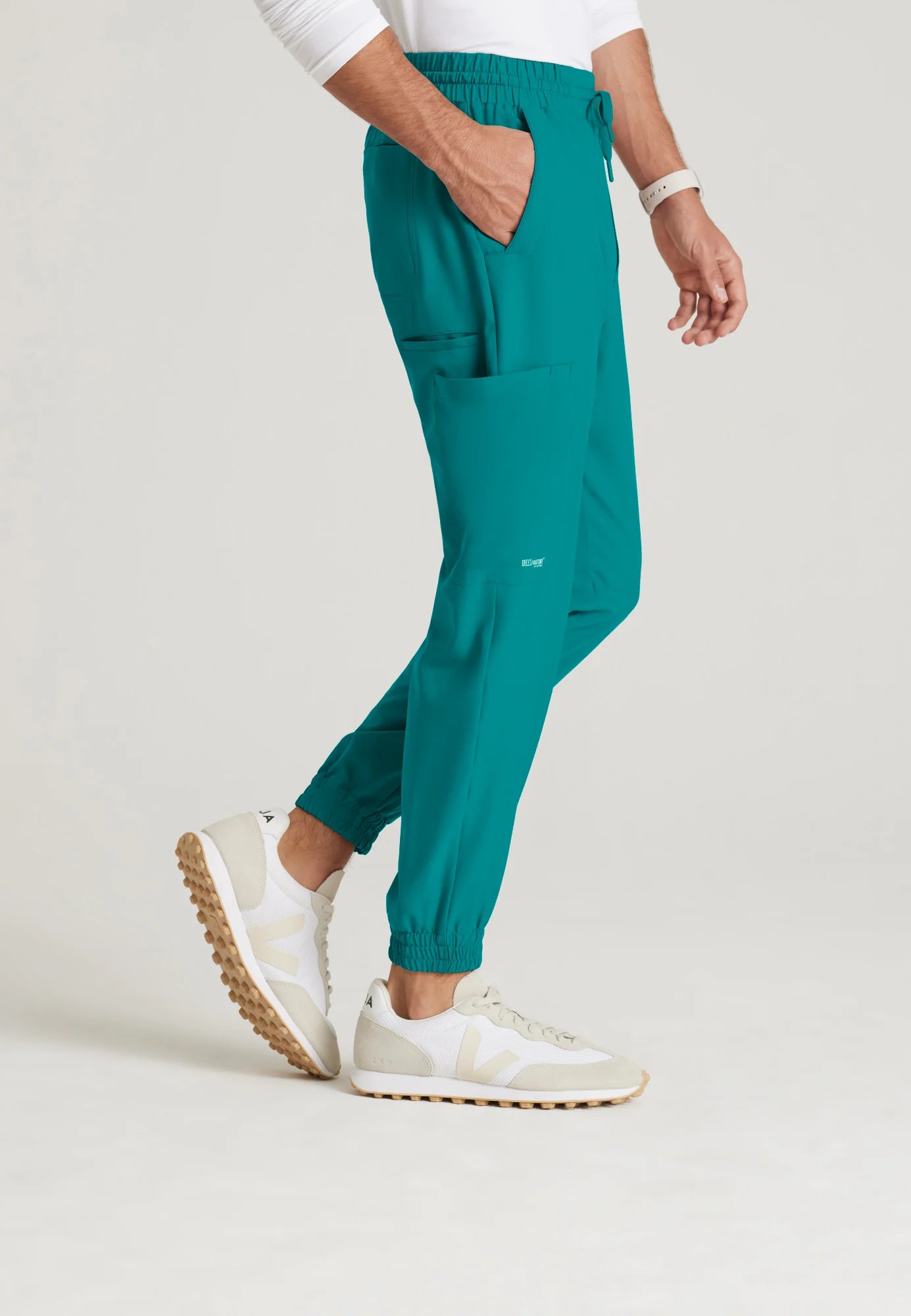 Grey's Anatomy Evolve Voyager Jogger Men's 5-Pocket Solid Scrub Pant (CCHN) | GSSP626