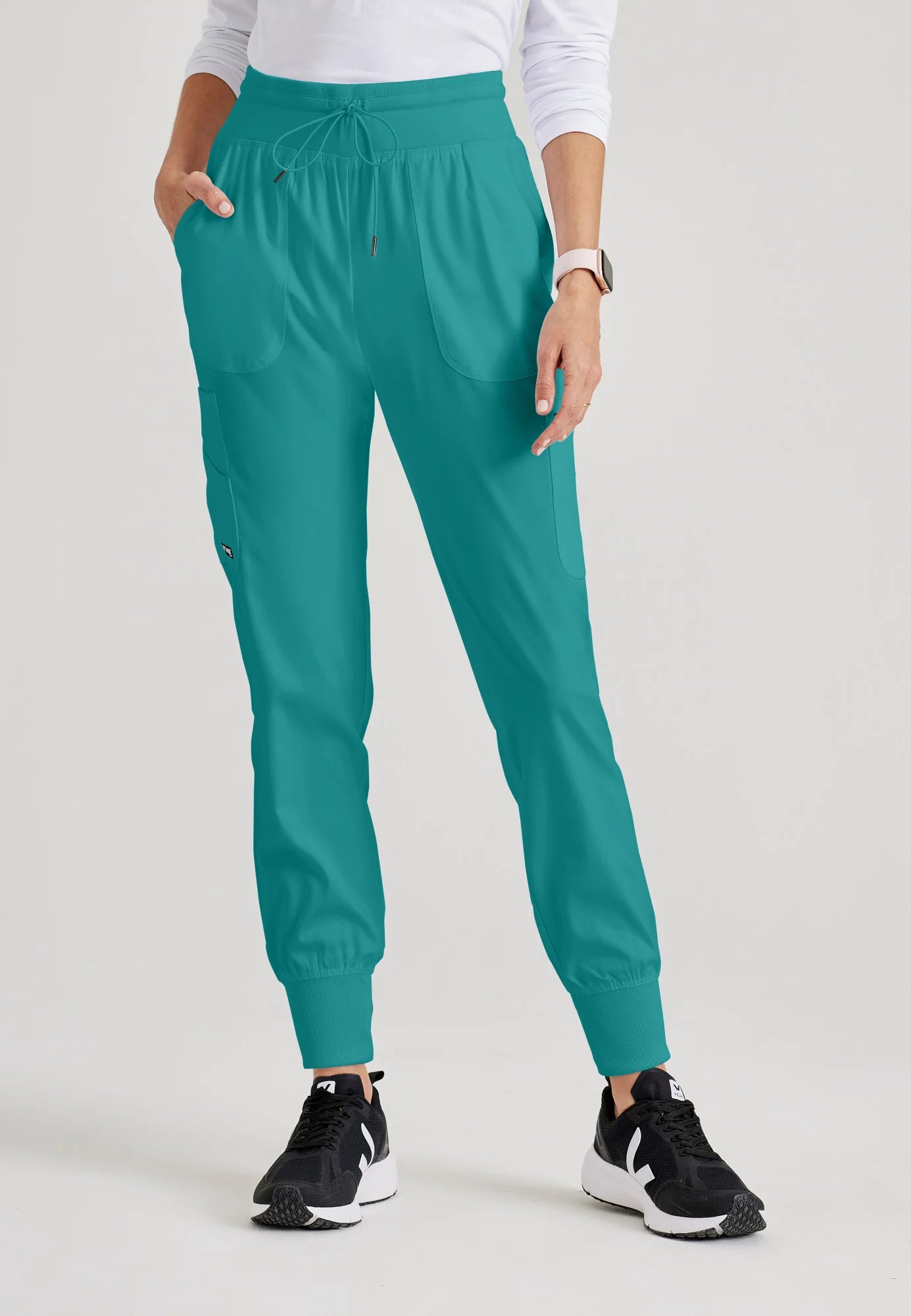 Grey's Anatomy Women's Carly Jogger 7-Pocket Solid Scrub Pant (CCHN) | GRSP527